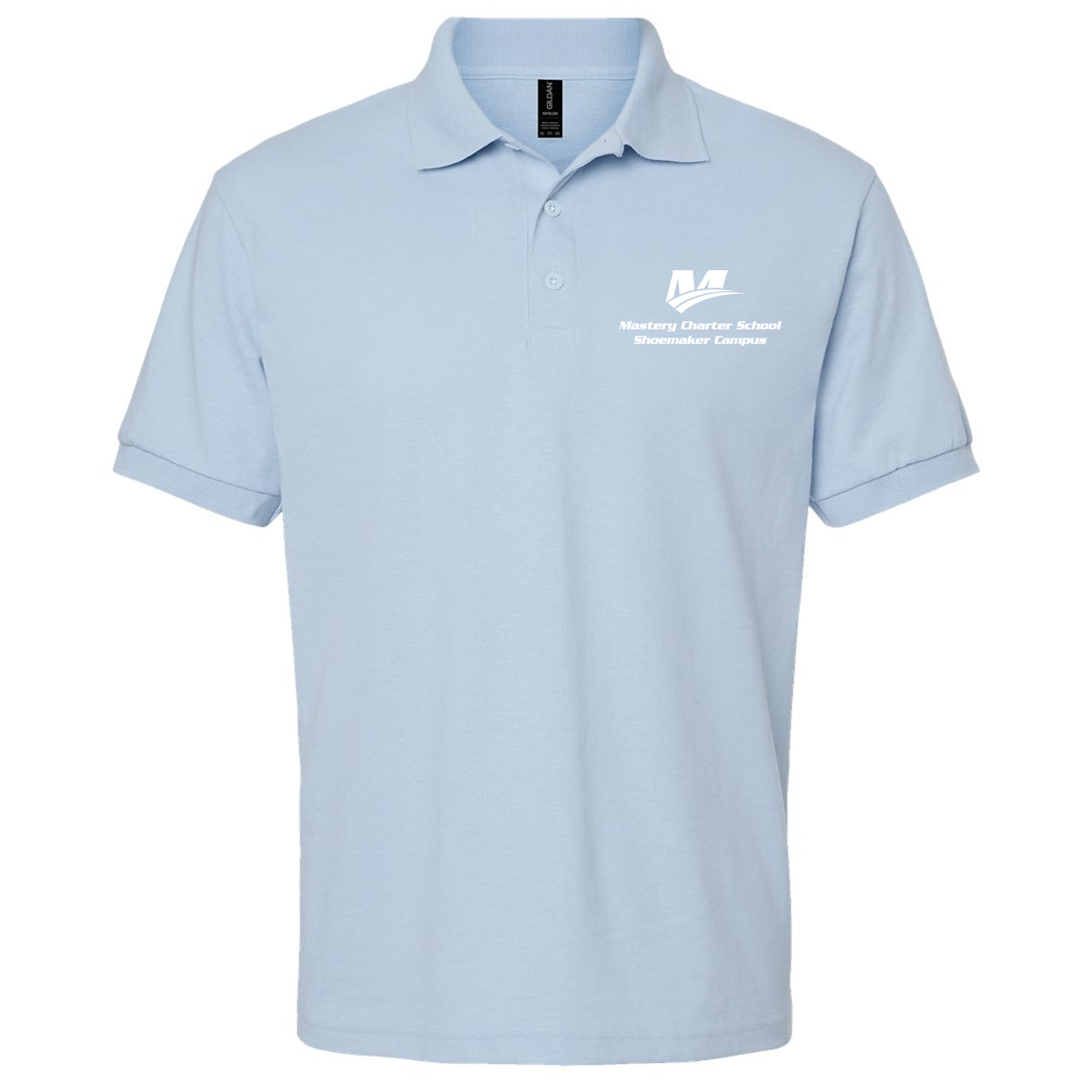 Shoemaker Polo - Light Blue - 7th and 8th Grade - Youth Polo